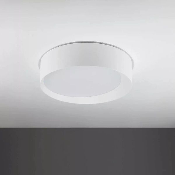 LED Deckenleuchte Oby in Weiß 30W 2238lm günstig online kaufen