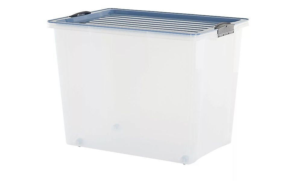 Rotho Aufbewahrungsbox mit Deckel - blau - Kunststoff - 39,5 cm - 43,5 cm - günstig online kaufen