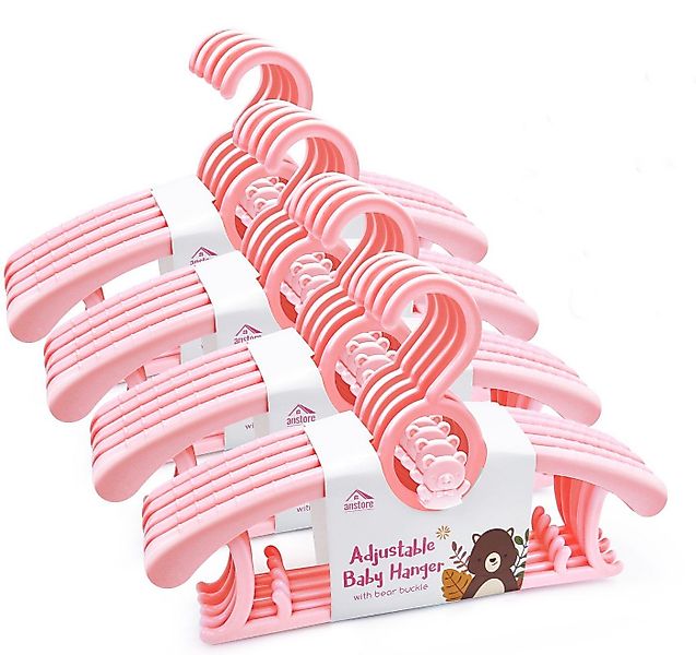 ElitVita Kleiderbügel Verstellbare Kinderkleiderbügel, Rutschfest, mit Größ günstig online kaufen