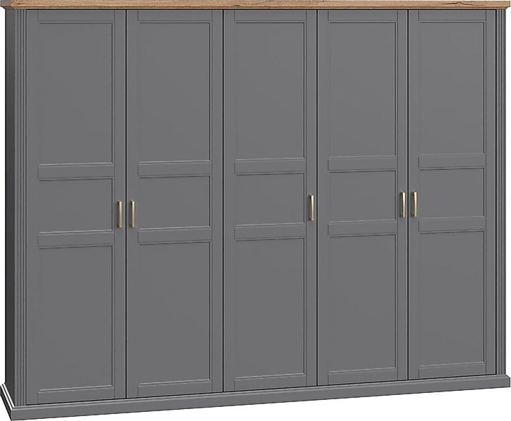 Home affaire Kleiderschrank "Tara, wahlweise 4 Breiten, hoher Schrank 227cm günstig online kaufen