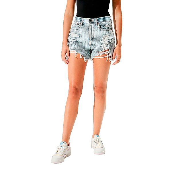 American Eagle 90s Boyfriend Jeans-shorts 6 Retro Indigo Stripe günstig online kaufen