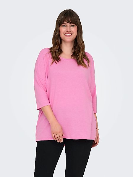 ONLY CARMAKOMA 3/4-Arm-Shirt "CARLAMOUR 3/4 TOP JRS NOOS" günstig online kaufen