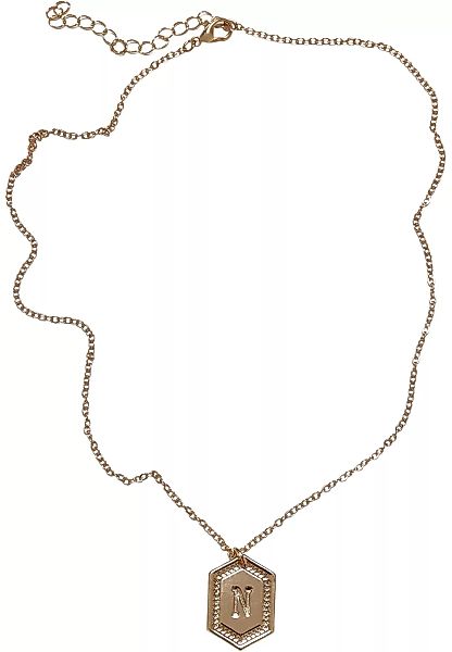URBAN CLASSICS Edelstahlkette "Accessoires Letter Basic Necklace" günstig online kaufen