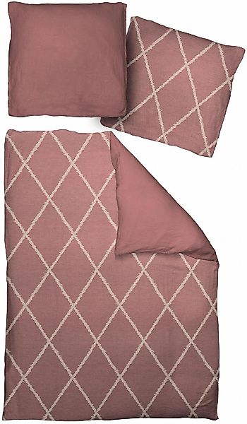 Adam Bettwäsche "Casket Valdelana light" 2 Stk. tlg. aus 100 % Bio-Baumwoll günstig online kaufen