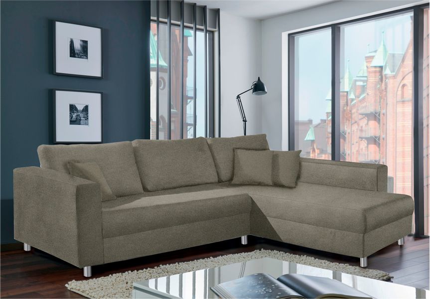 INOSIGN Ecksofa "153" Inkl. Schlaffunktion und großen Strauraum günstig online kaufen
