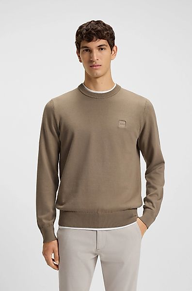 BOSS ORANGE Strickpullover "Kanovano", mit Rundhalsausschnitt günstig online kaufen