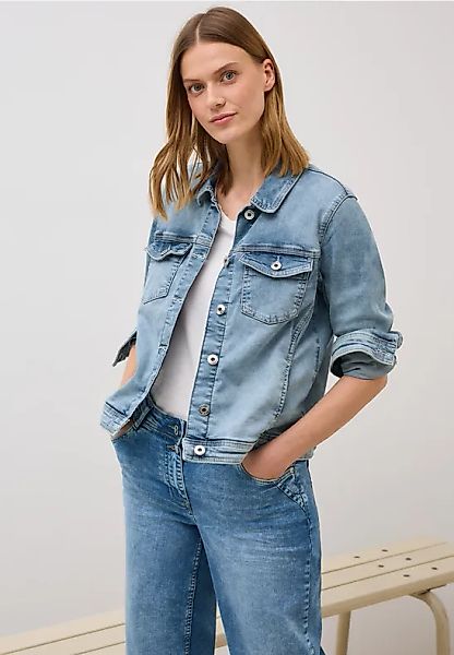 Jeansjacke mit Knopfleiste günstig online kaufen
