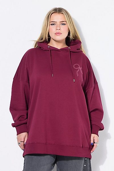 Studio Untold Sweatshirt Hoodie oversized Schleifen-Print Kapuze günstig online kaufen
