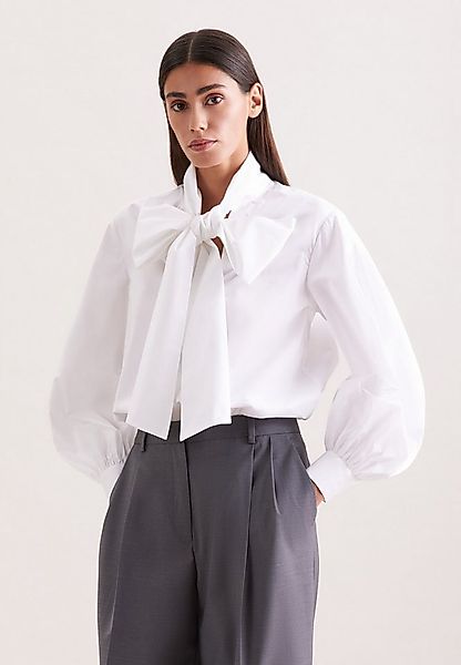 seidensticker Schluppenbluse 1/1 Binderkragen Uni günstig online kaufen