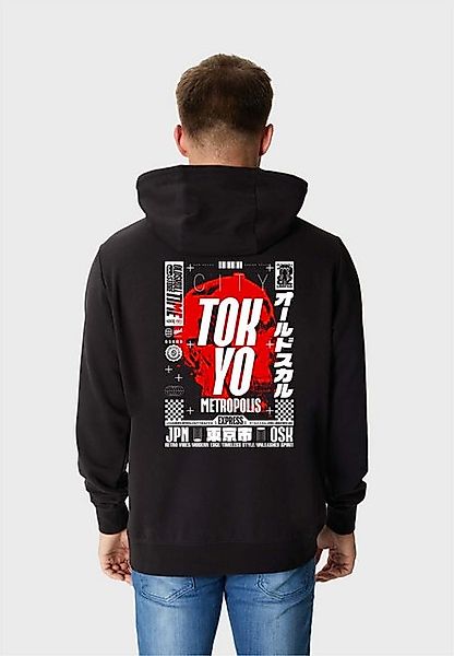 Oldskull Kapuzensweatshirt ASIAN METROPOLIS SKULL GRAPHIC mit großem Rücken günstig online kaufen