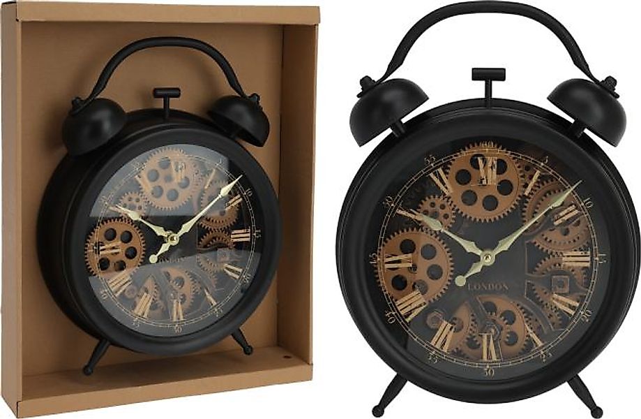 WANDUHR RÖMISCHE ZIFFERN 1 Stück Polypropylene Schwarz, Braun günstig online kaufen