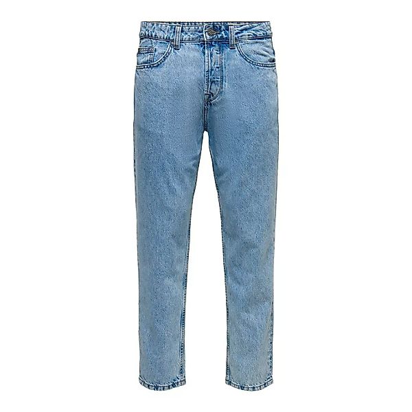 Only & Sons Avi Beam Life Crop Blue Pk 0313 Jeans 28 Blue Denim günstig online kaufen
