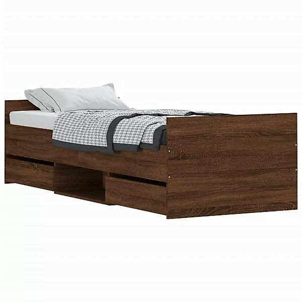 vidaXL Bett Bettgestell mit Kopf- und günstig online kaufen