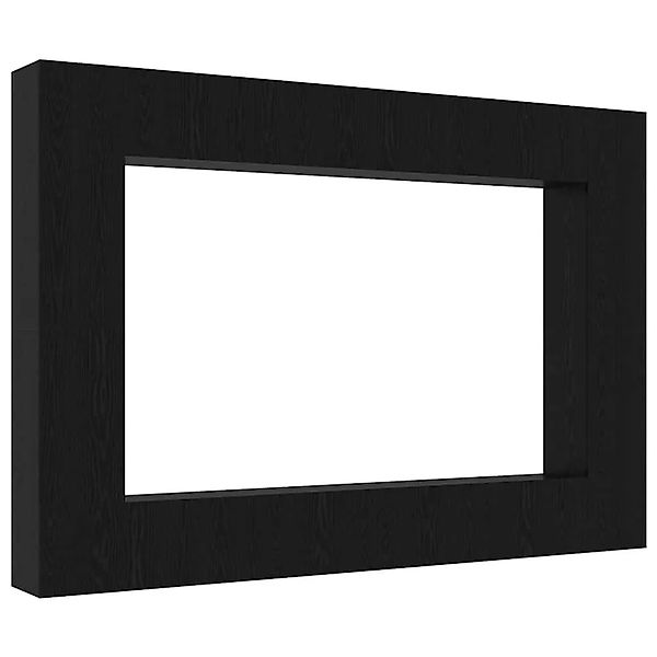 vidaXL TV-Schrankset 8-Tlg Schwarz Eichen-Optik 100 x 30 x 30 cm 3332528 günstig online kaufen