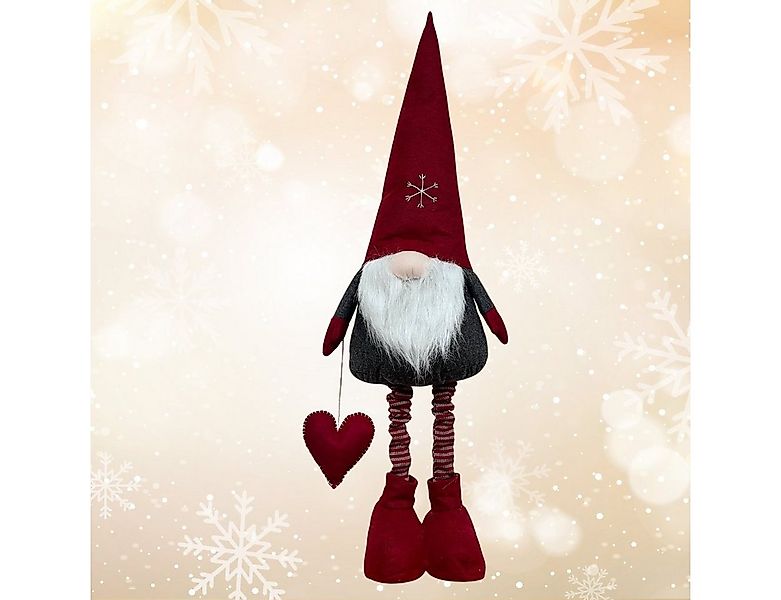 Wohnando Dekofigur Wichtelmann mit langen Beinen: Stilvolle Weihnachtsdekor günstig online kaufen