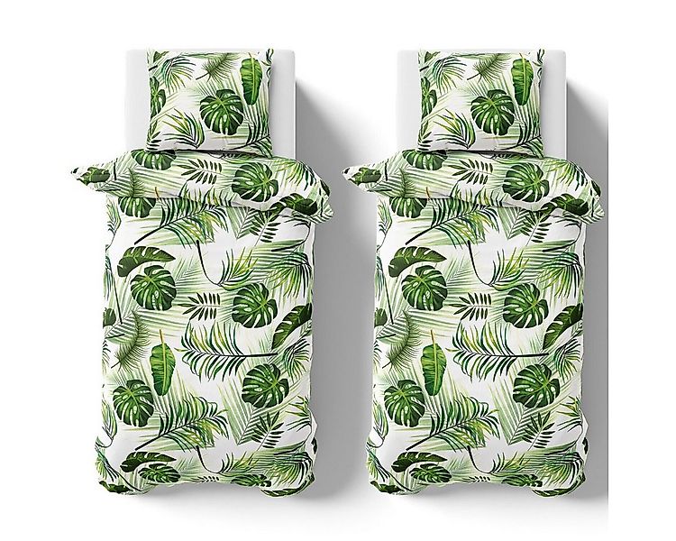 Visaggio Bettwäsche Tropical 135x200 155x220 Bettbezug Allergiker geeignet, günstig online kaufen