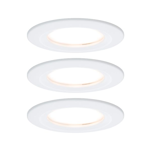 Paulmann "LED Einbauleuchte 3-Step-Dim Nova Coin Basisset starr IP44 rund 7 günstig online kaufen