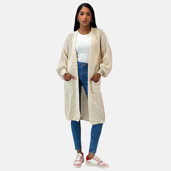 Elara Cardigan Elara Langer Damen Cardigan günstig online kaufen