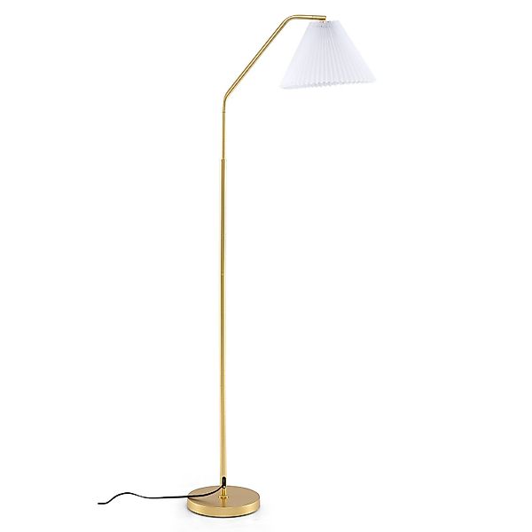 COSTWAY Stehlampe, 168cm mit verstellbarem Lampenkopf günstig online kaufen