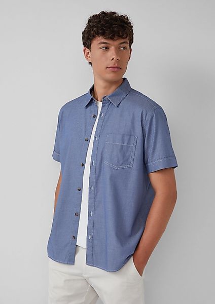 s.Oliver Kurzarmhemd Hemd Regular Fit: Strukturiertes günstig online kaufen