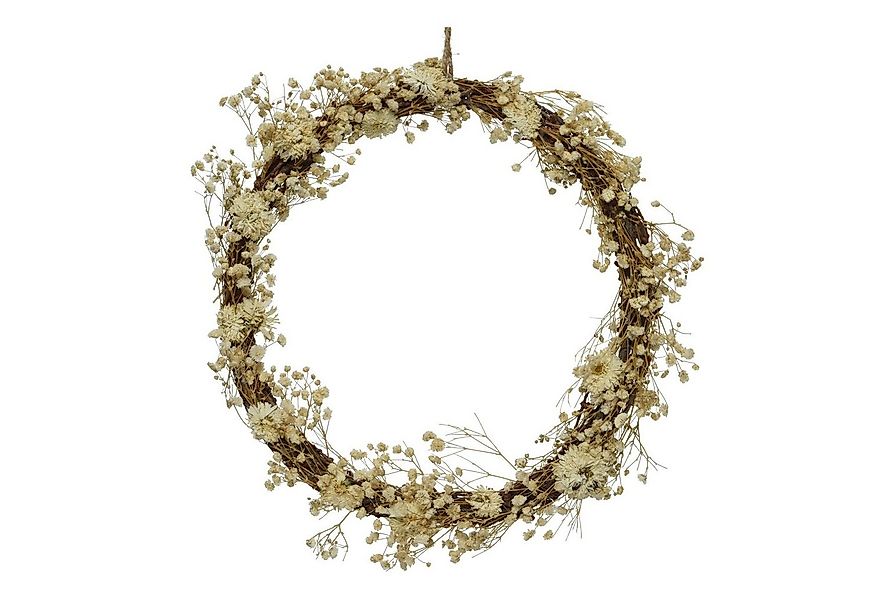 MARELIDA Dekokranz Dekokranz aus Trockenblumen Wandkranz Türkranz D: 28cm f günstig online kaufen