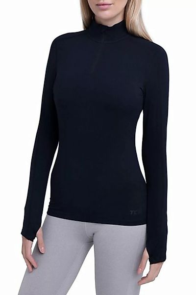 TCA Langarmshirt TCA Damen Fusion Quickdry Laufshirt - Schwarz (1-tlg) günstig online kaufen