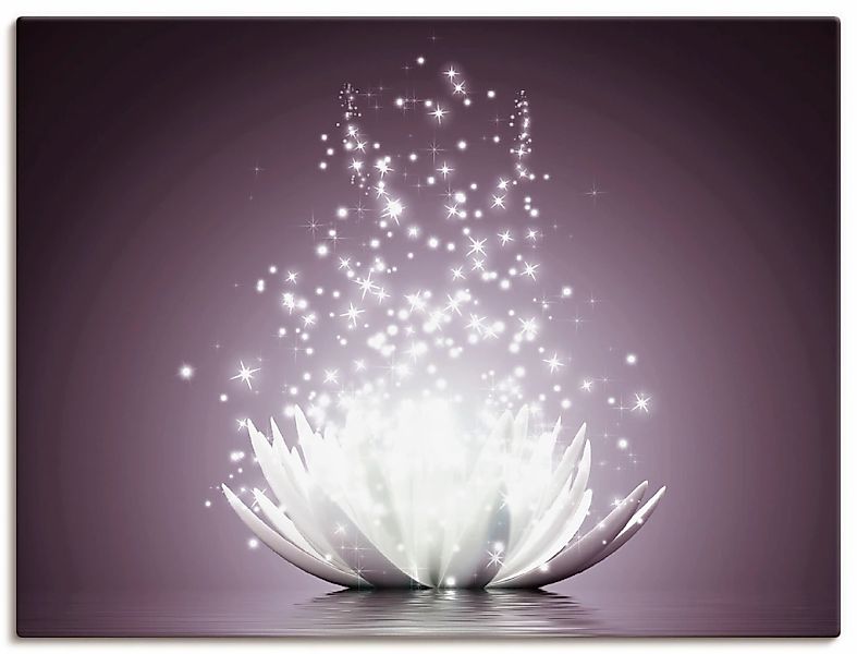 Artland Wandbild "Magie der Lotus-Blume" 1 Stk. tlg. als Leinwandbild, Post günstig online kaufen
