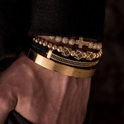 UNIQAL.de Edelstahlarmband Set Edelstahlarmband SET Herren günstig online kaufen