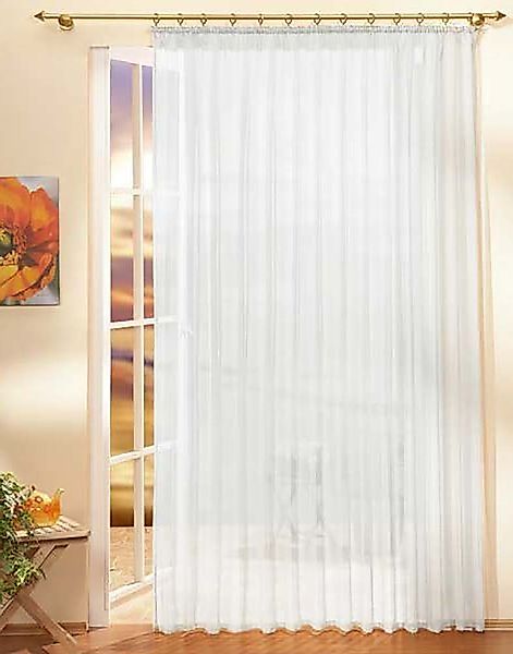 Gardinenbox Gardine, Kräuselband (1 St), transparent, günstig online kaufen