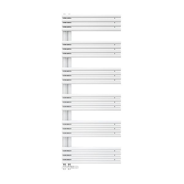 Emke Handtuchheizkörper 153 × 60 cm mit Seitenanschluss Weiß Badheizkörper günstig online kaufen