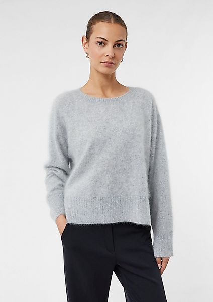 comma Longpullover Strickpullover Strickpullover aus reinem günstig online kaufen