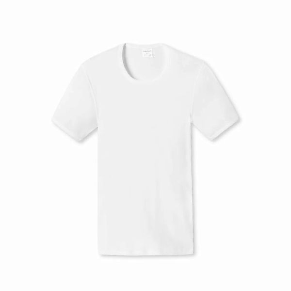 SCHIESSER Herren 1/2 Arm T-Shirt - Unterhemd, Cotton Essentials, Doppelripp günstig online kaufen