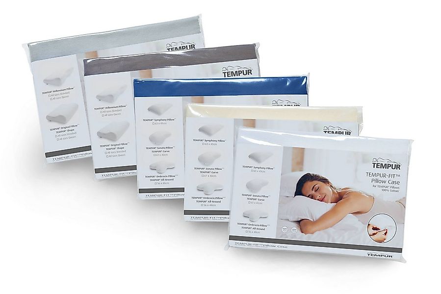 Tempur Kissenbezug TEMPUR® Jersey-Kissenbezug für Schlafkissen Arch, platin günstig online kaufen