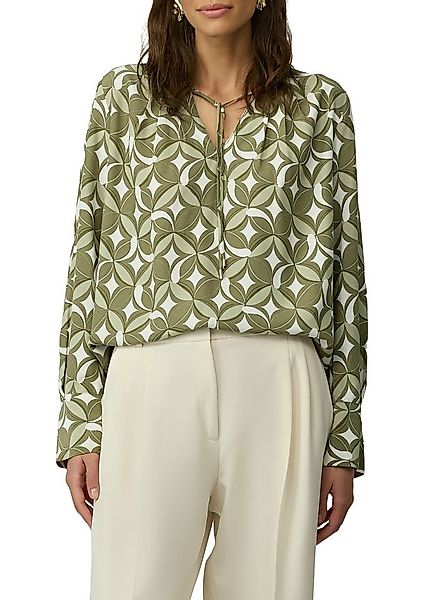 s.Oliver BLACK LABEL Langarmbluse mit Faltendetails günstig online kaufen