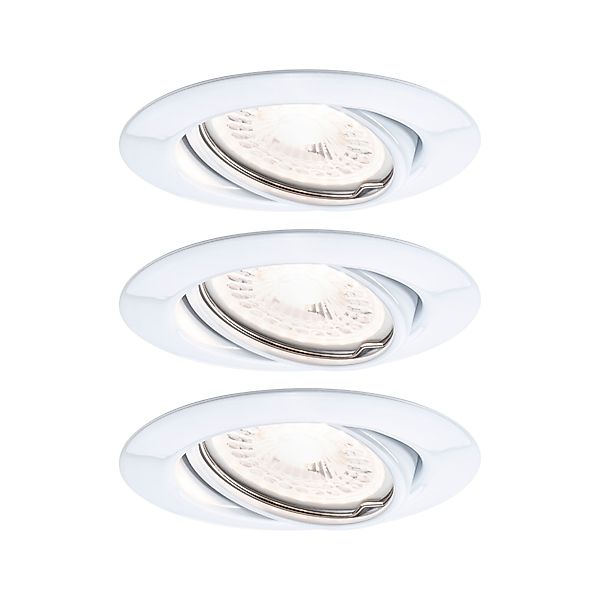 Paulmann "LED Einbauleuchte 3-Step-Dim Base Basisset schwenkbar rund 90mm 2 günstig online kaufen