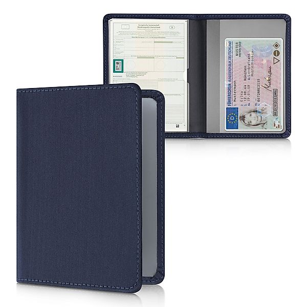 kwmobile Etui Fahrzeugschein Hülle mit Kartenfächern, Neopren Etui Tasche f günstig online kaufen