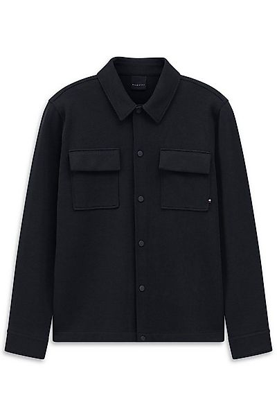 bugatti Sweatjacke Modern Fit mit Druckknöpfen günstig online kaufen