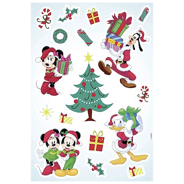 Komar Wandtattoo "Mickey Christmas Presents - Größe 50 x 70 cm" selbstklebe günstig online kaufen