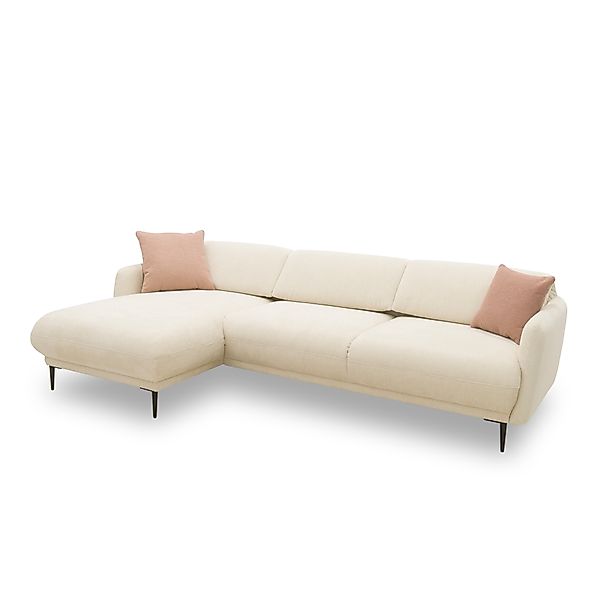 Ecksofa 200 023, L-Form, Rückenfunktion, Holz-Füße, 269 x 156 x 73 (BxTxH), günstig online kaufen