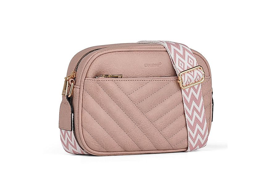 TAN.TOMI Umhängetasche Damen Handy Schultertasche Gestepptes Design Crossbo günstig online kaufen