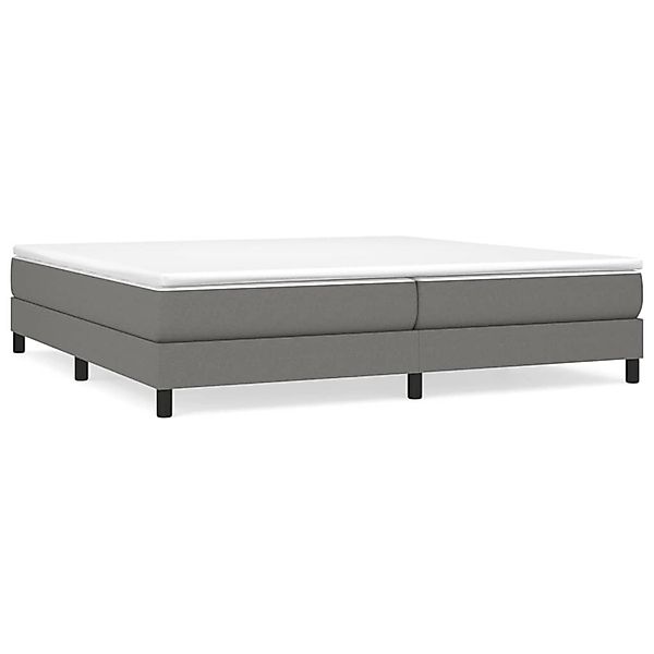 vidaXL Boxspringbett mit Matratze Dunkelgrau 200x200 cm Stoff1387065 günstig online kaufen