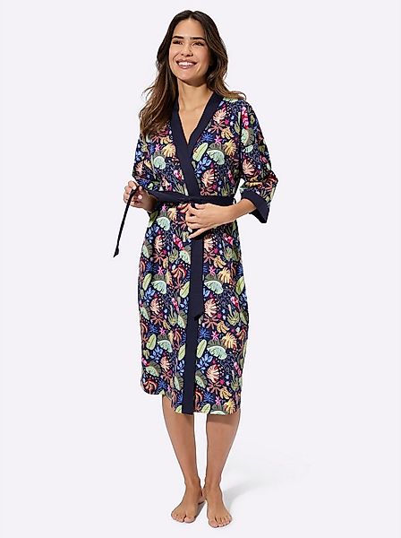 Sieh an! Morgenmantel Morgenmantel ., Baumwolle, Bindeband, Single-Jersey günstig online kaufen