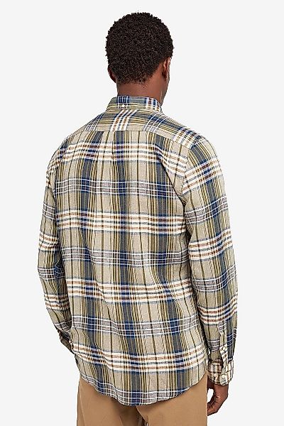 Barbour Laneskin Hemd Kariert Grün - Größe M günstig online kaufen