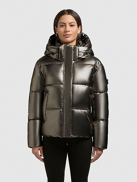 khujo Steppjacke DEVINA2 SHINY abnehmbare Kapuze, Windschutzblende mit Magn günstig online kaufen