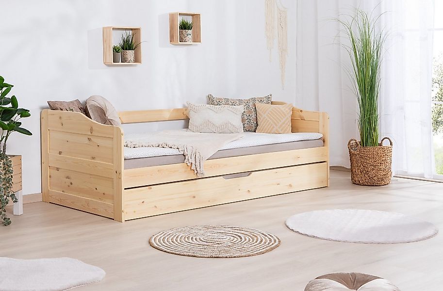 Ticaa Funktionsbett Sofabett Funktionsbett Gästebett mit Auszug günstig online kaufen