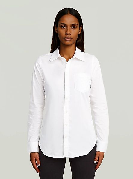 G-STAR Langarmshirt "Slim Poplin Long Sleeve Shirt" günstig online kaufen