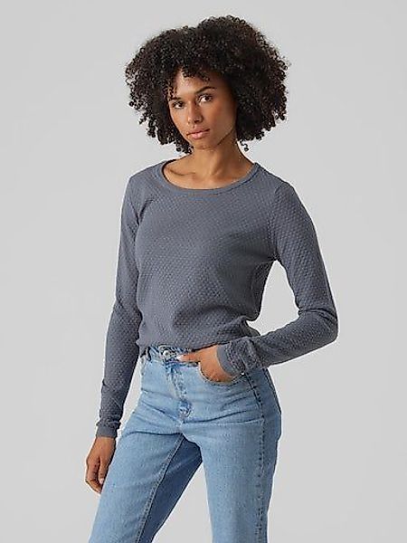 Vero Moda Rundhalspullover VMCARE STRUCTURE LS günstig online kaufen