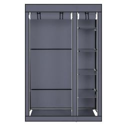 VINGLI Stoffschrank Kleiderschrank Stoff, 110 x günstig online kaufen