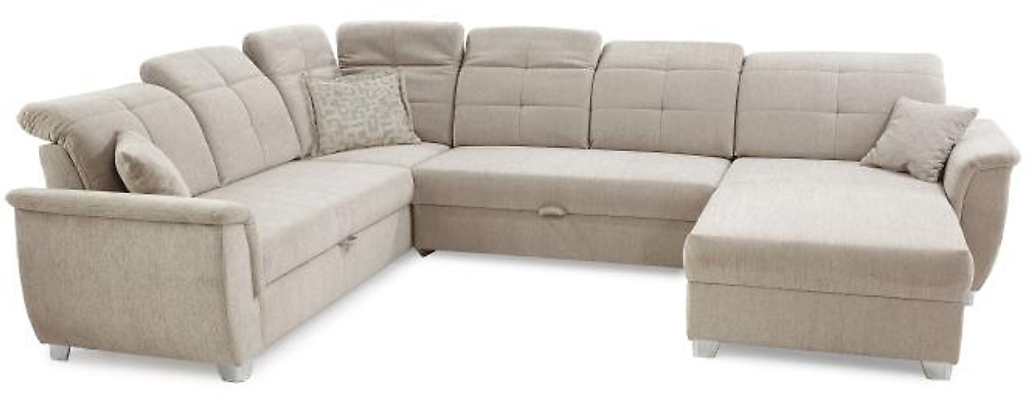 Wohnlandschaft Ecksofa mit Bettfunktion / Relaxfunktion inkl. Bettkasten un günstig online kaufen