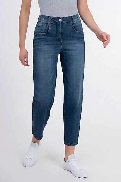 Recover Pants 5-Pocket-Jeans Kiara mit Ziersteppung am Reißverschluß günstig online kaufen